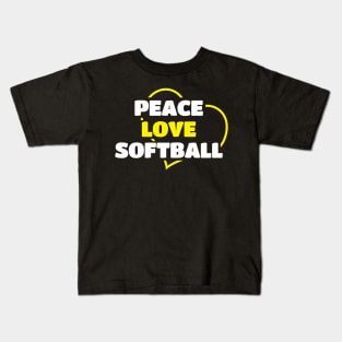 softball Kids T-Shirt